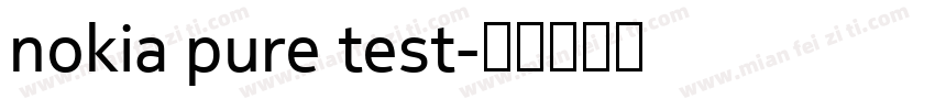 nokia pure test字体转换